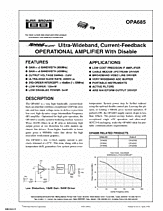 DataSheet OPA685 pdf